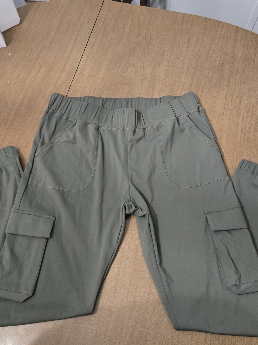 ZYIA Olive Green Cargo Leggings